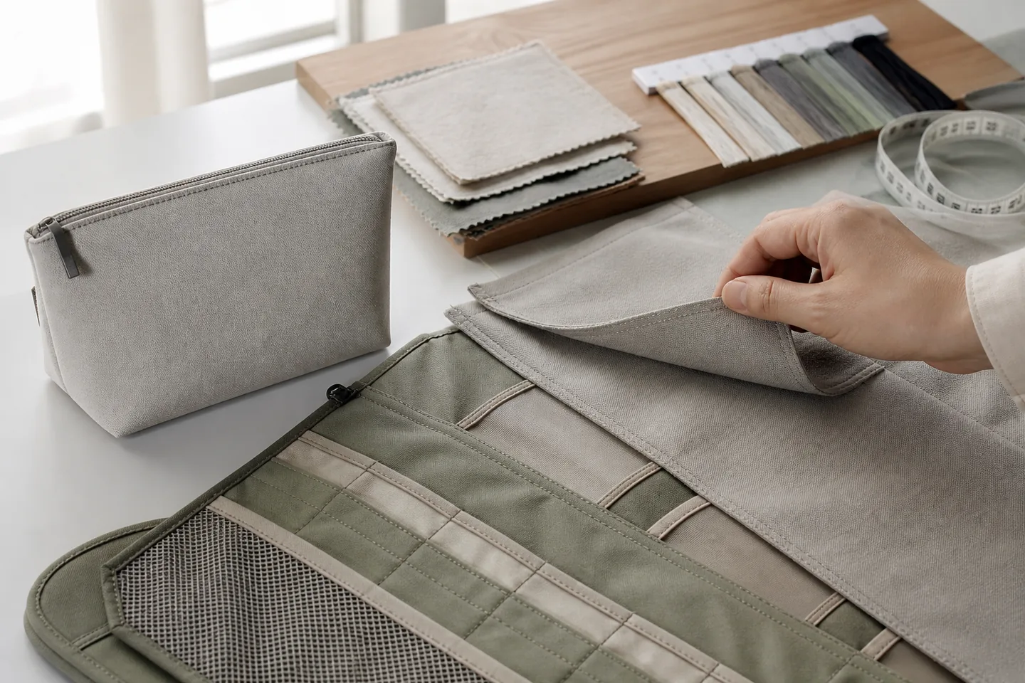 Textile workmanship and seam finish reviewed with unbranded soft-goods references